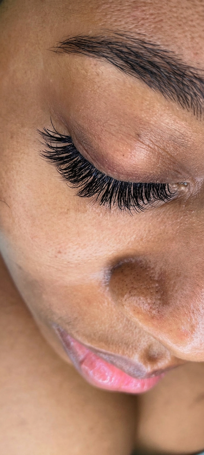 Volume lash detail